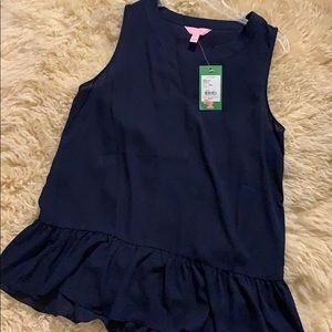 Lilly Pulitzer Gramercy Top in True Navy